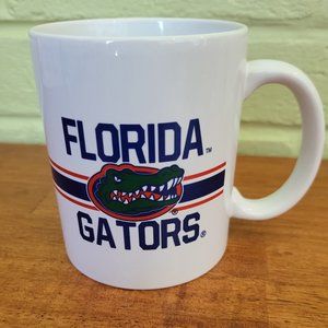 Florida Gators Mug Cup Coffee Tea WHITE Mascot Logo on both sides NCAA SEC T3